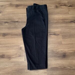 Talbots Black Pedal Pusher Pants. Size 8